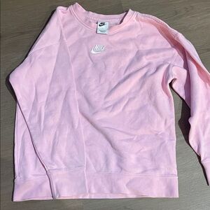 Nike Kids Light Pink Crew Neck Sweater